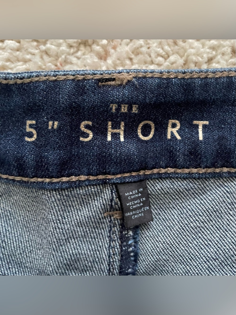 WHBM Embroidered Denim Shorts - Picture 7 of 8